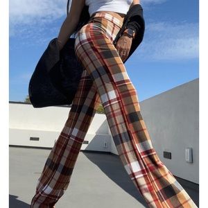 High waisted flare pants